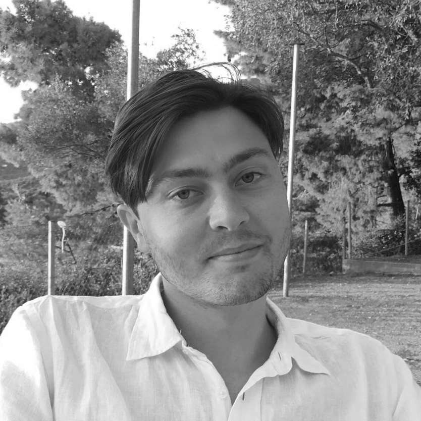 Black and white photograph of George Kafka