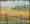 Cornfields with a wooden rail fence in the foreground. Painting by Ron Hampshire