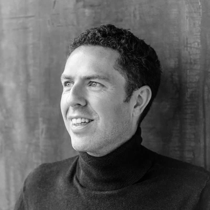 Black and white photograph of David Robson