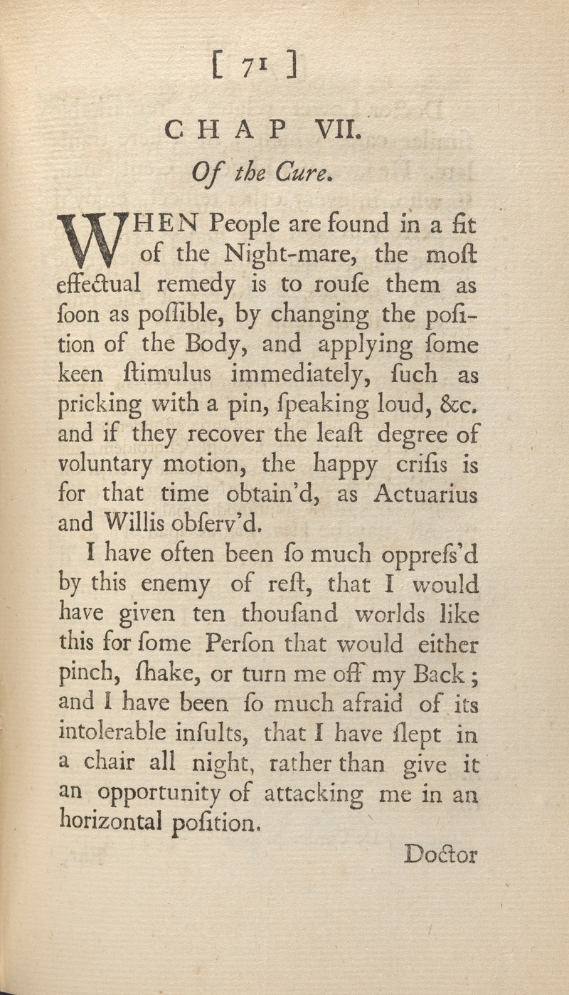 Image of page of text from ‘An essay on the incubus, or night-mare’.