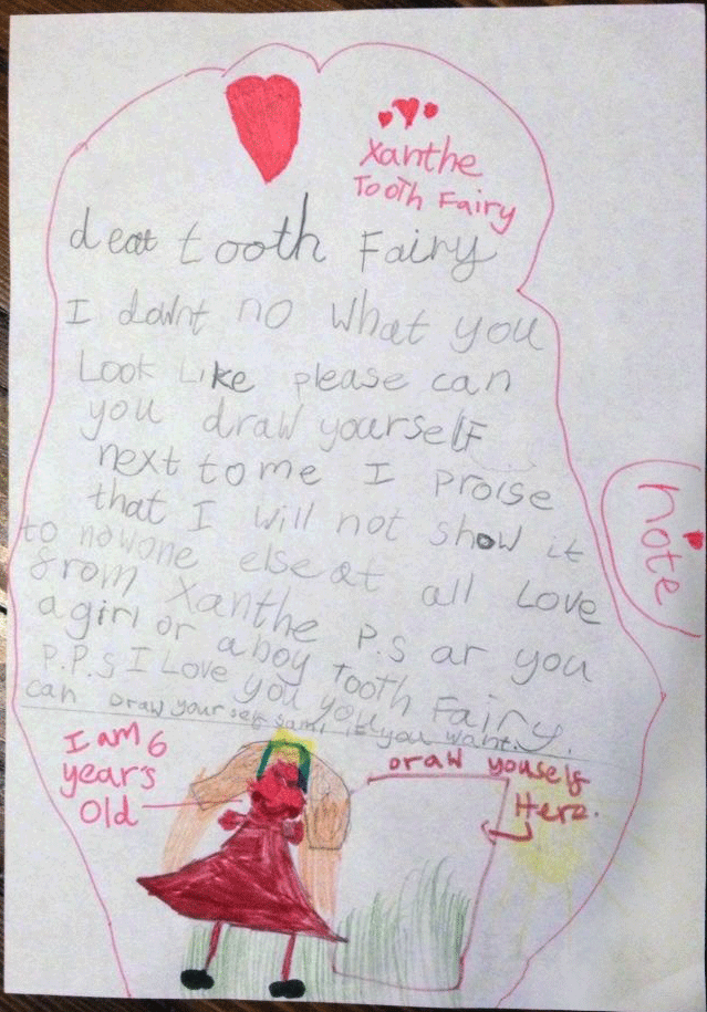 dear toothfairy letter johnathan ross