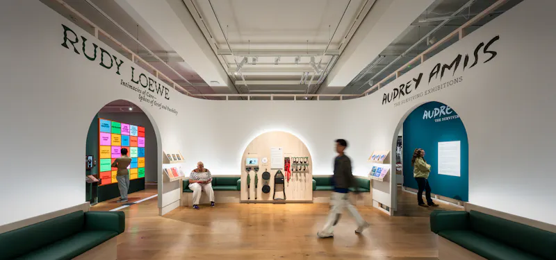 Low-stim Openings of the 'Audrey Amiss' and 'Rudy Loewe' exhibitions