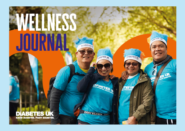 Smiling group of people at Wellness Walk