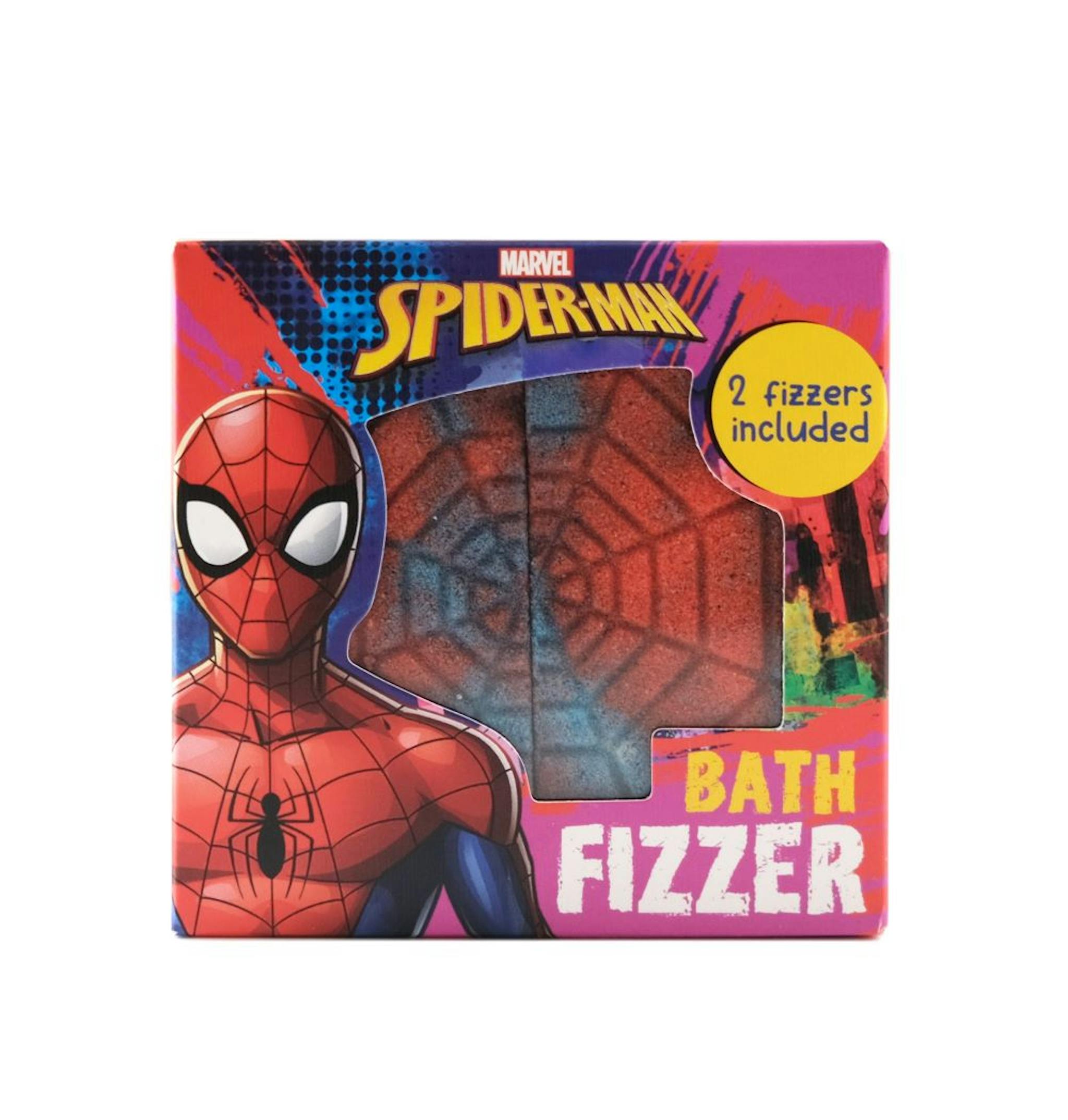 Spiderman themed bath fizzer