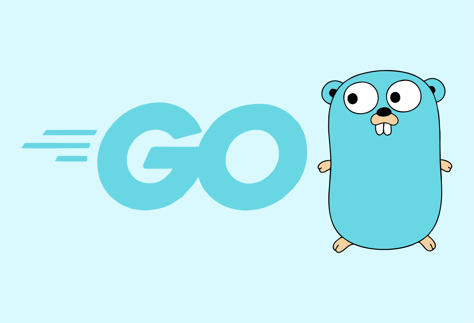 golang mouse with go logo side by side