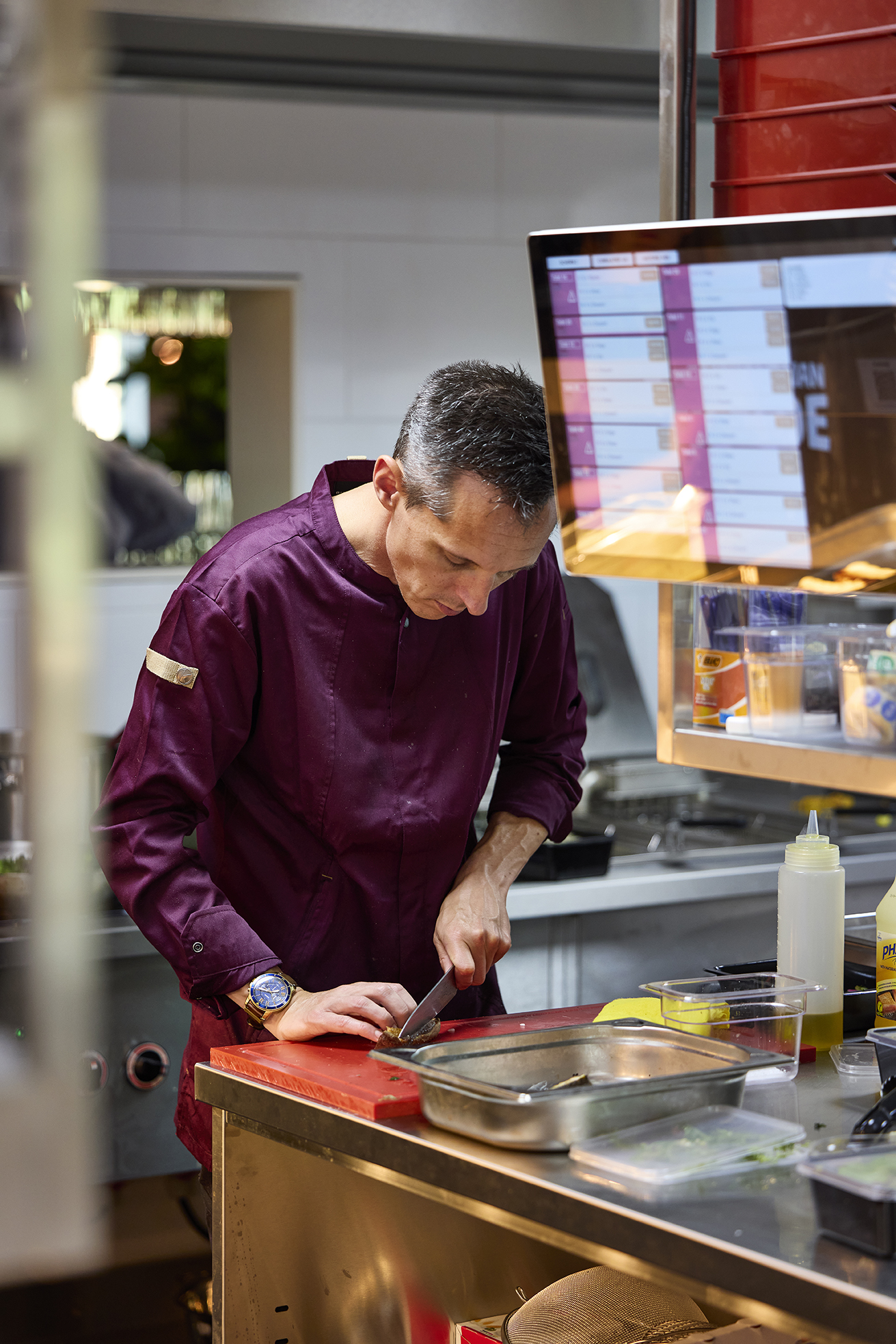 Rik in actie keuken
