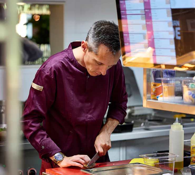Rik in actie keuken