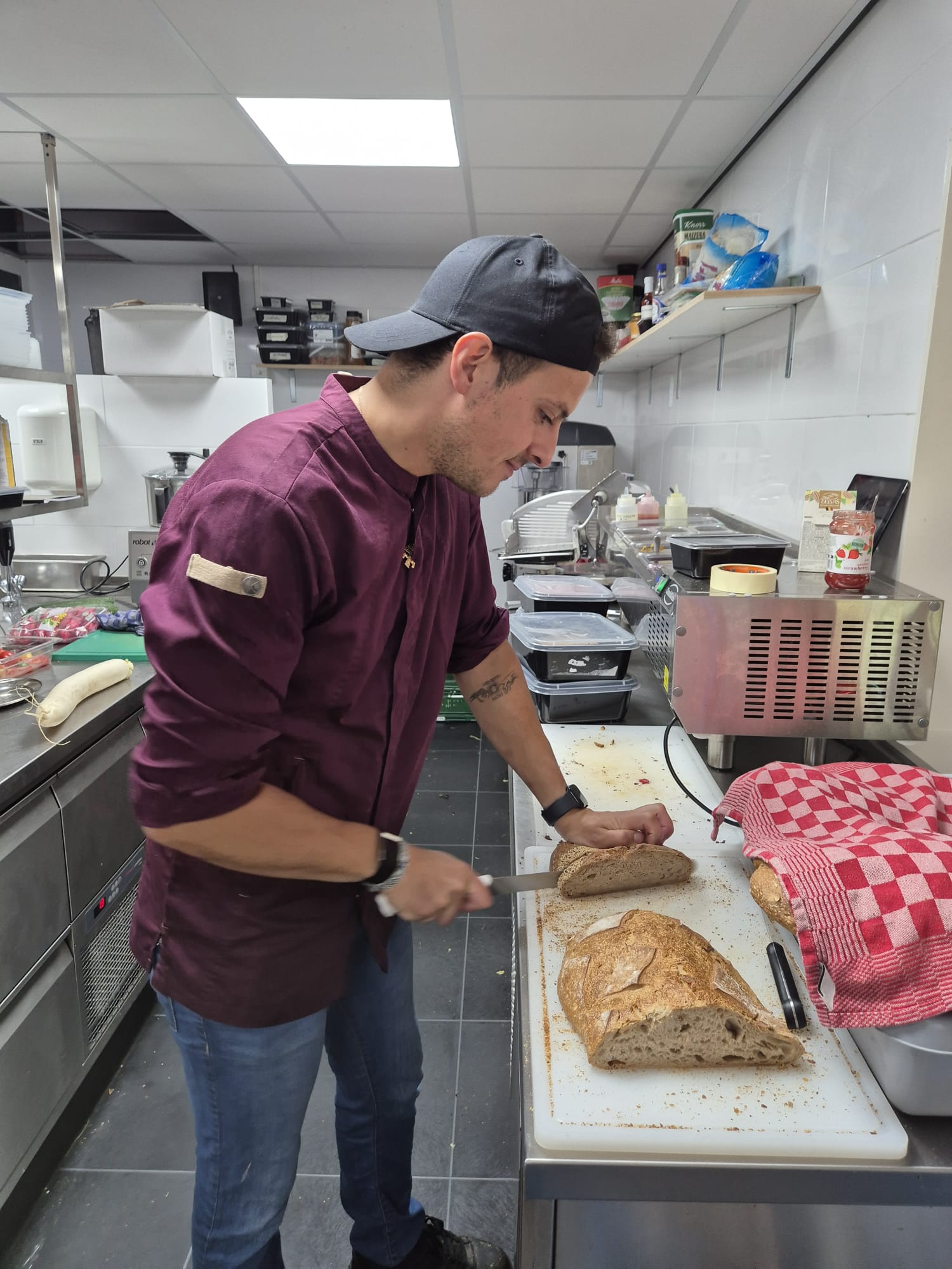 Ruben in de keuken