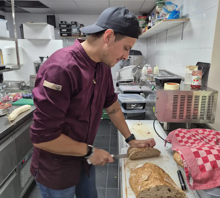 Ruben in de keuken