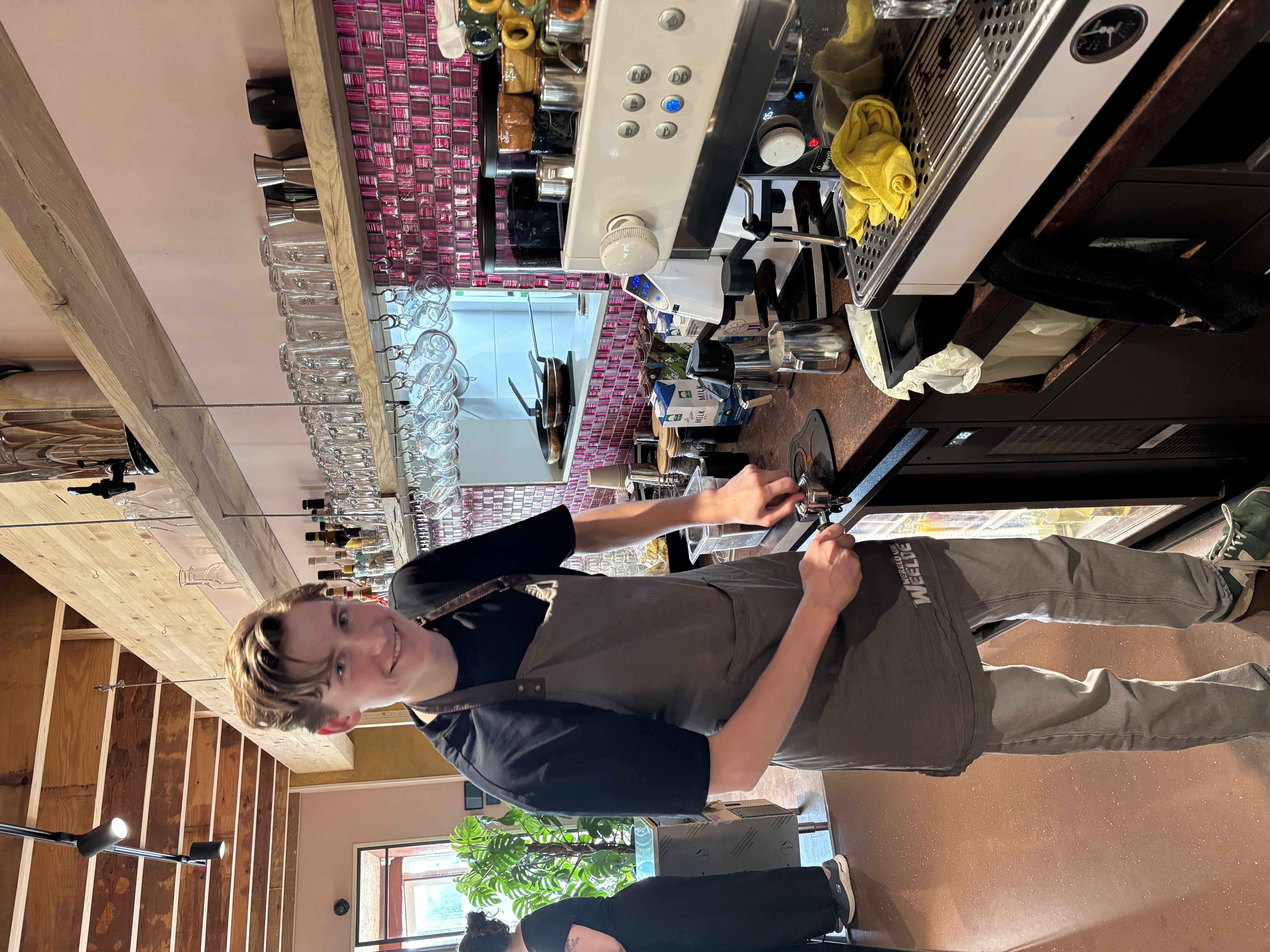 Christiaan maakt heerlijke koffie's