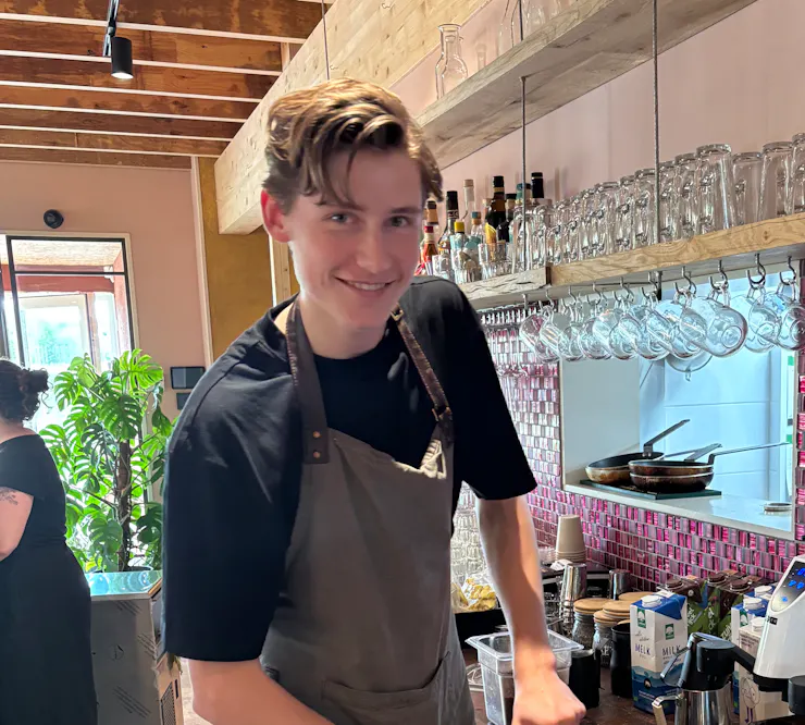 Christiaan maakt heerlijke koffie's