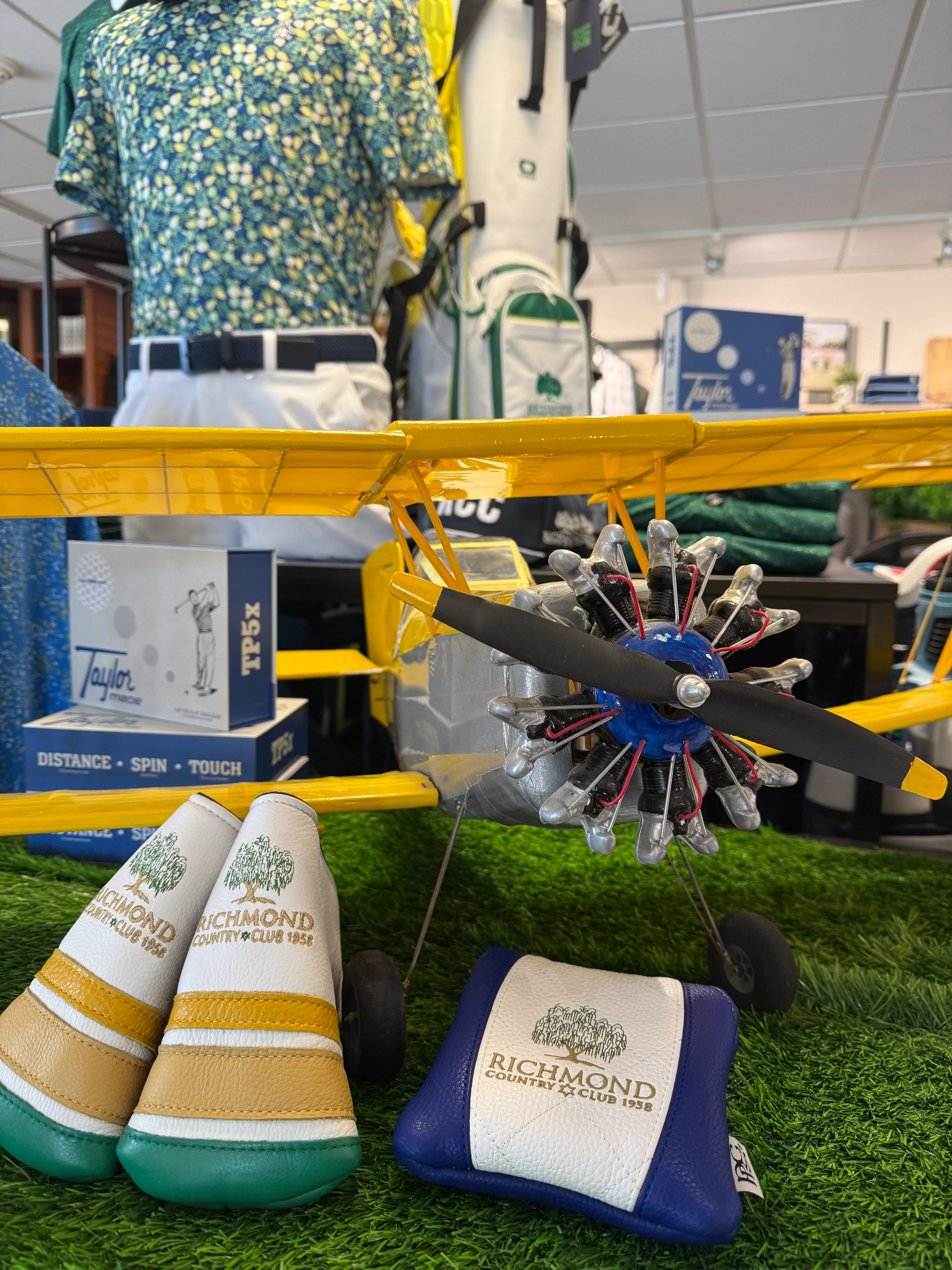 Richmond Country Club pro shop interior transformed by West Golf Group