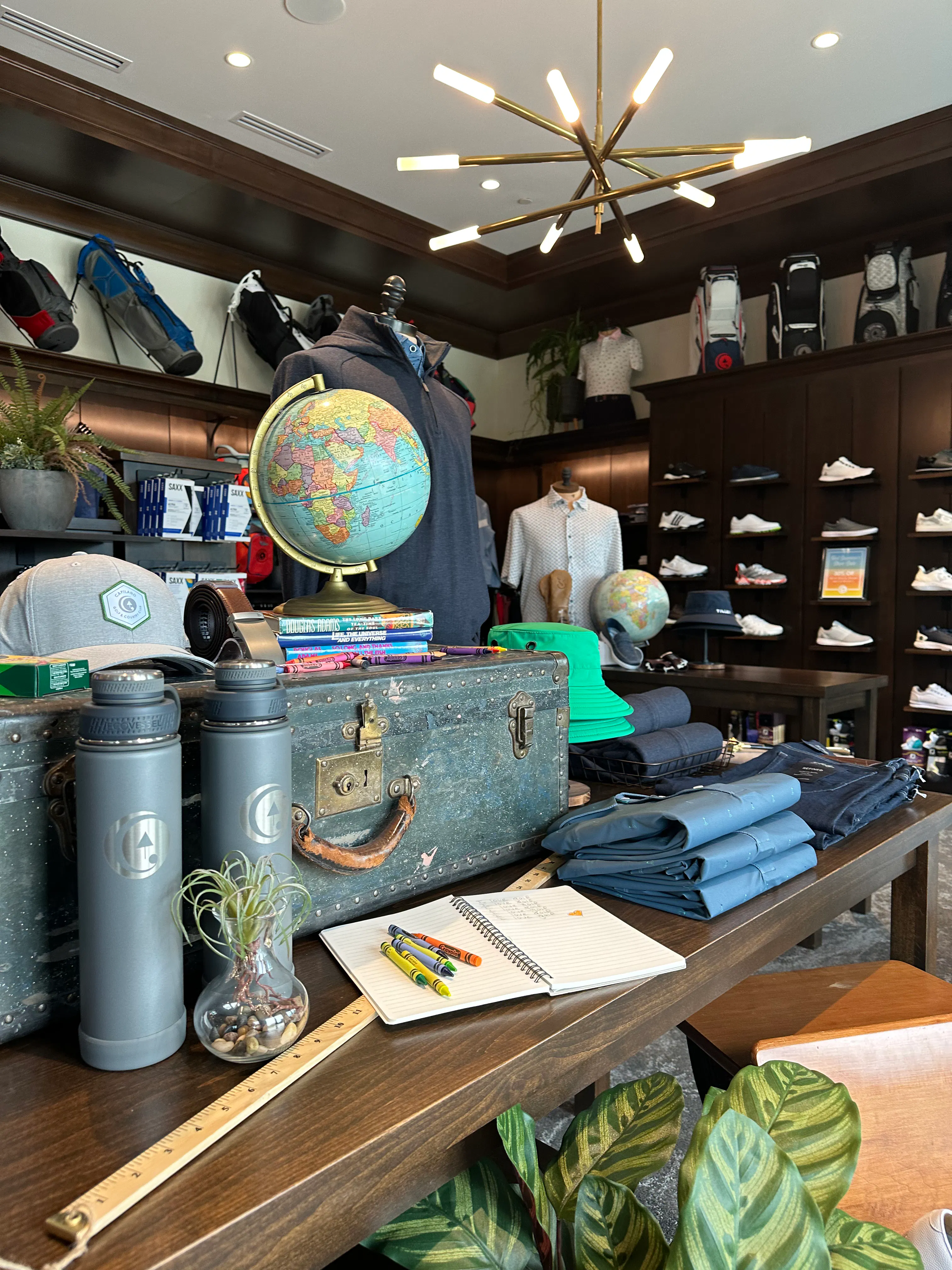 Capilano Golf and Country Club pro shop layout and retail experience