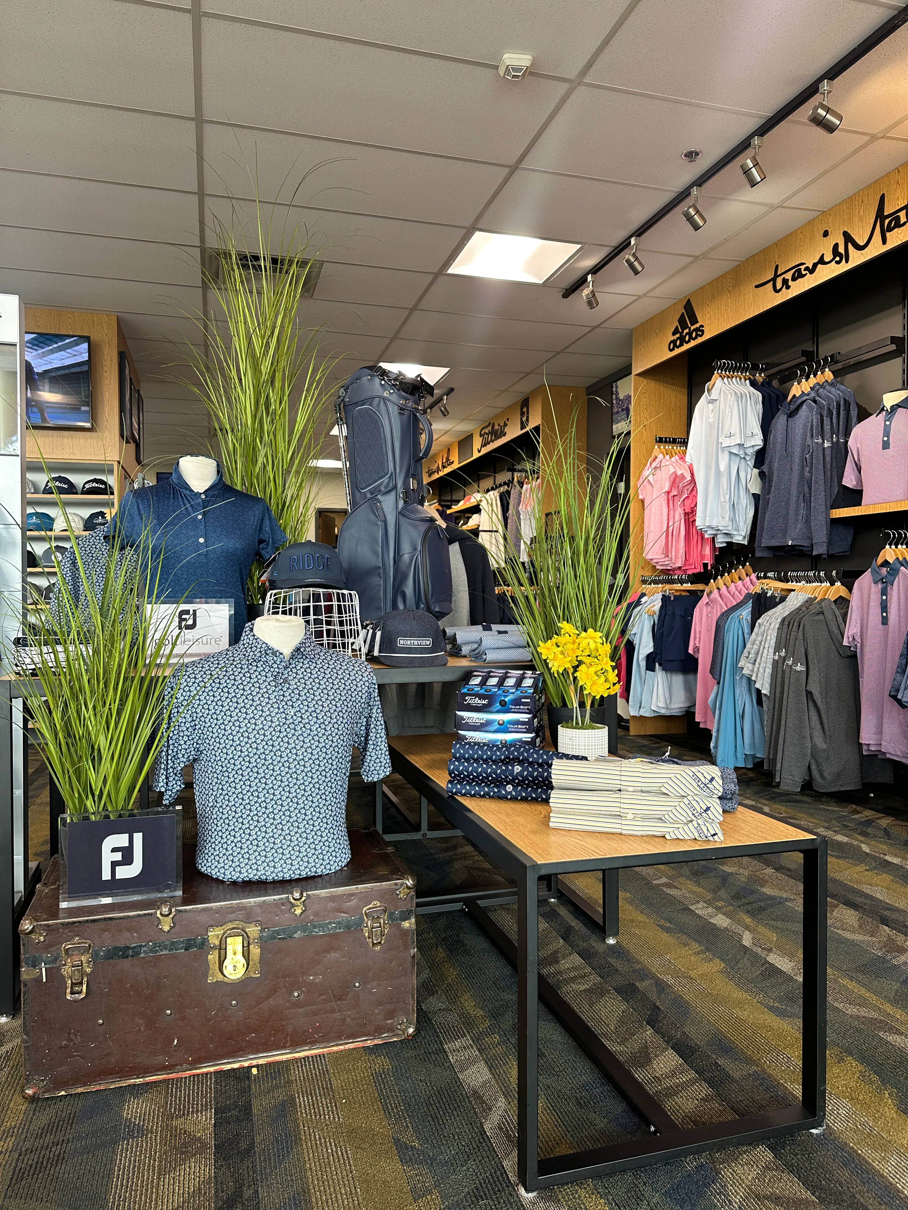 Northview Golf and Country Club pro shop interior after West Golf Group redesign