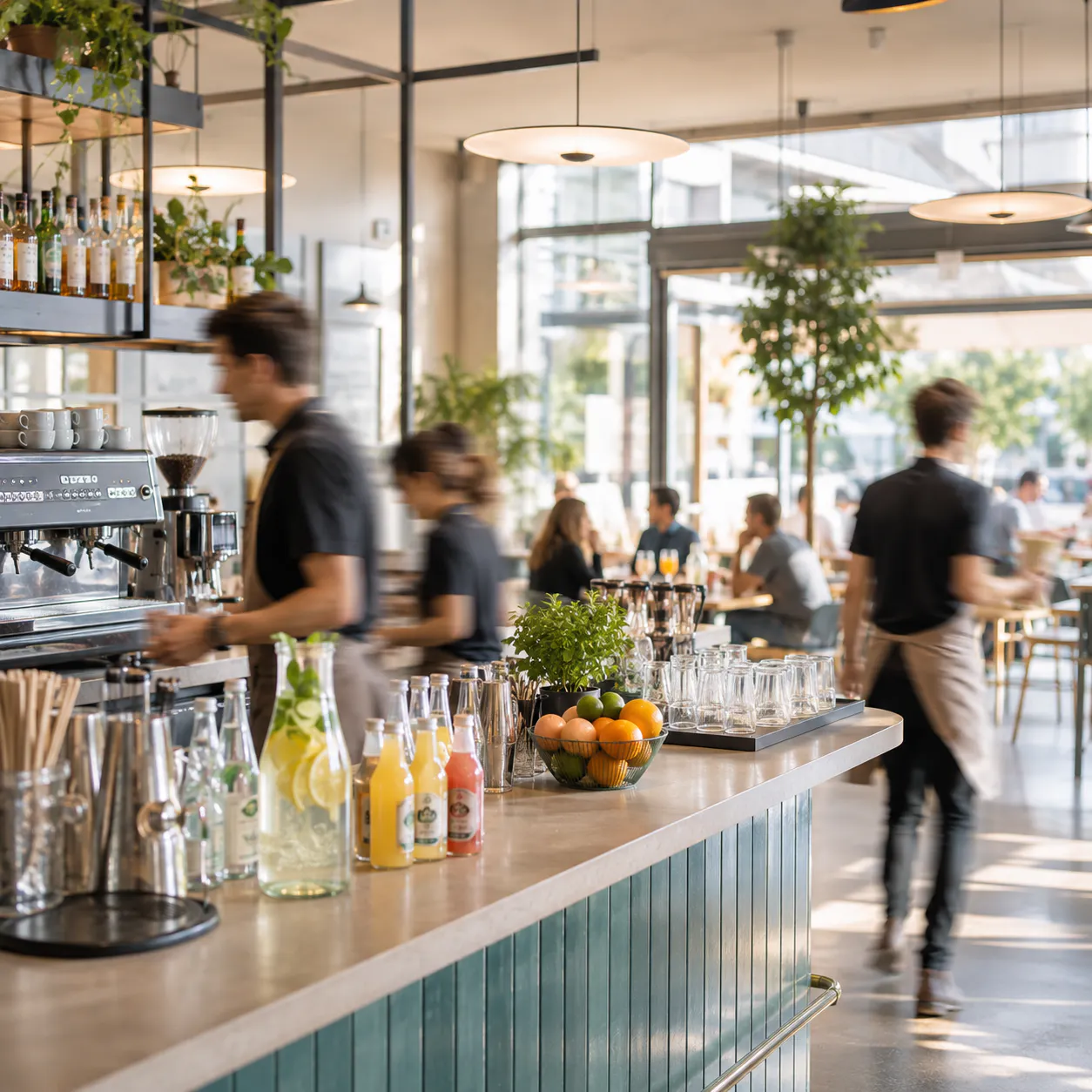Busy restaurant
