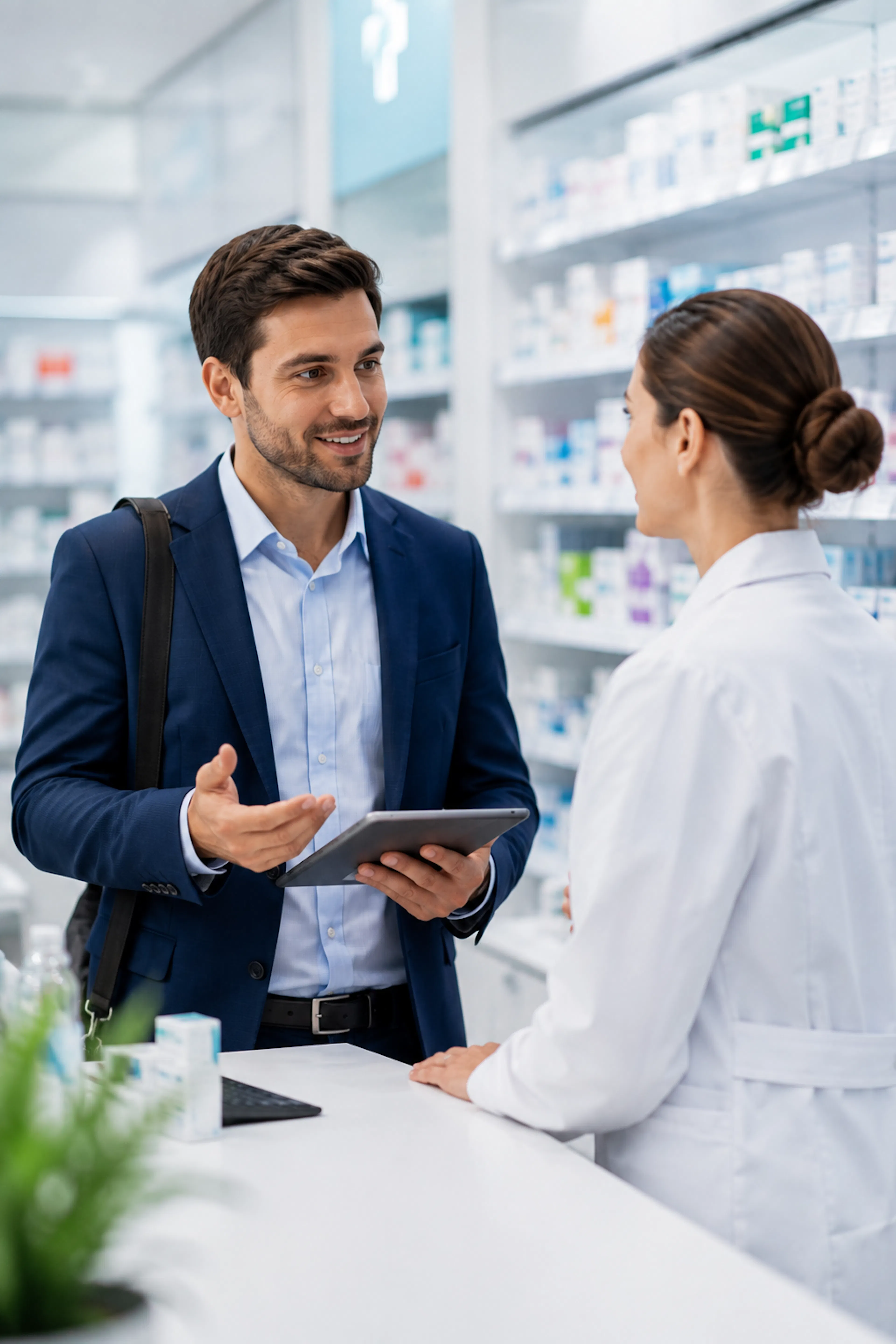 Délégué pharmaceutique en rendez-vous