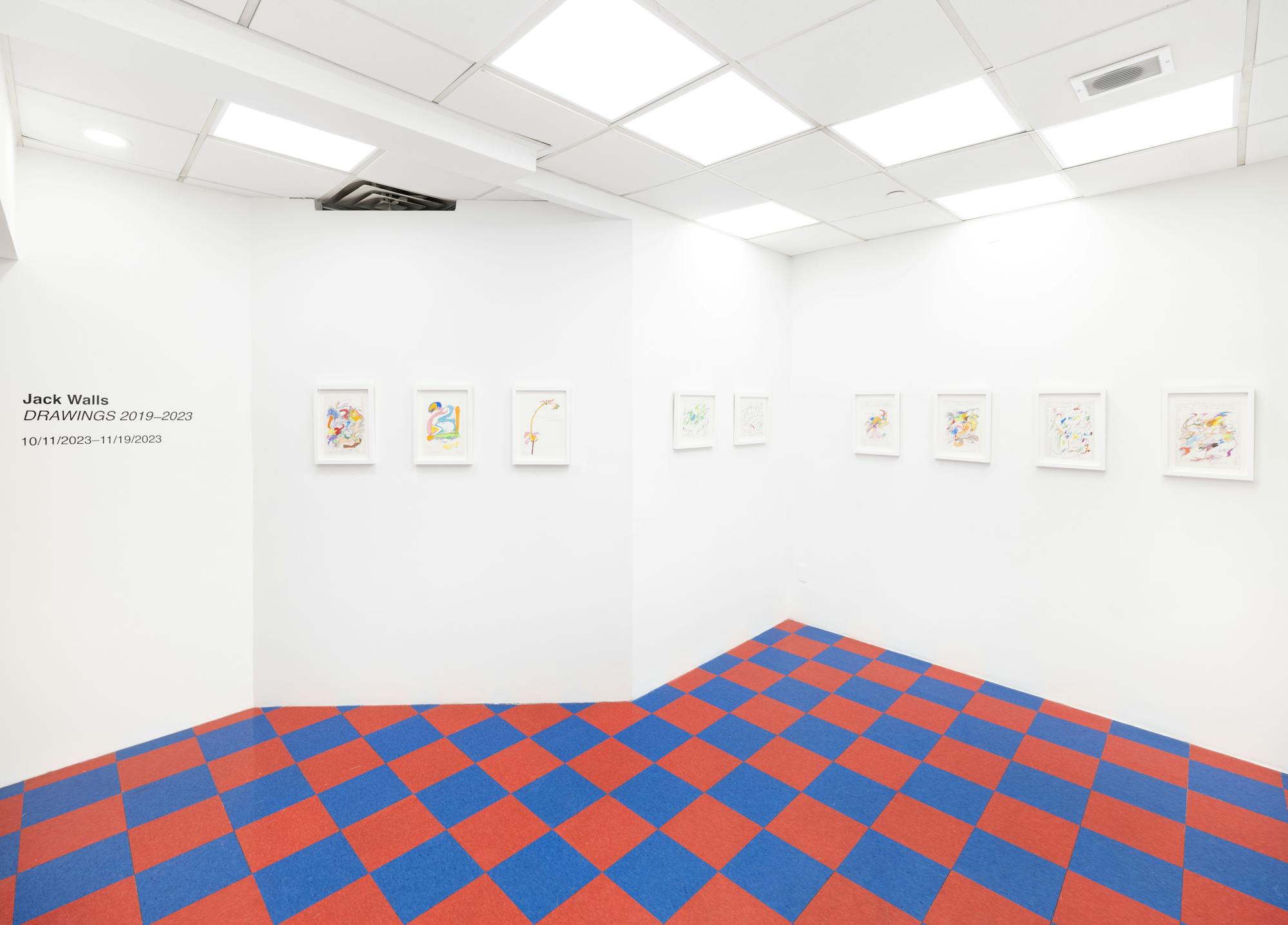 DRAWINGS 2019-2023 (Installation view)