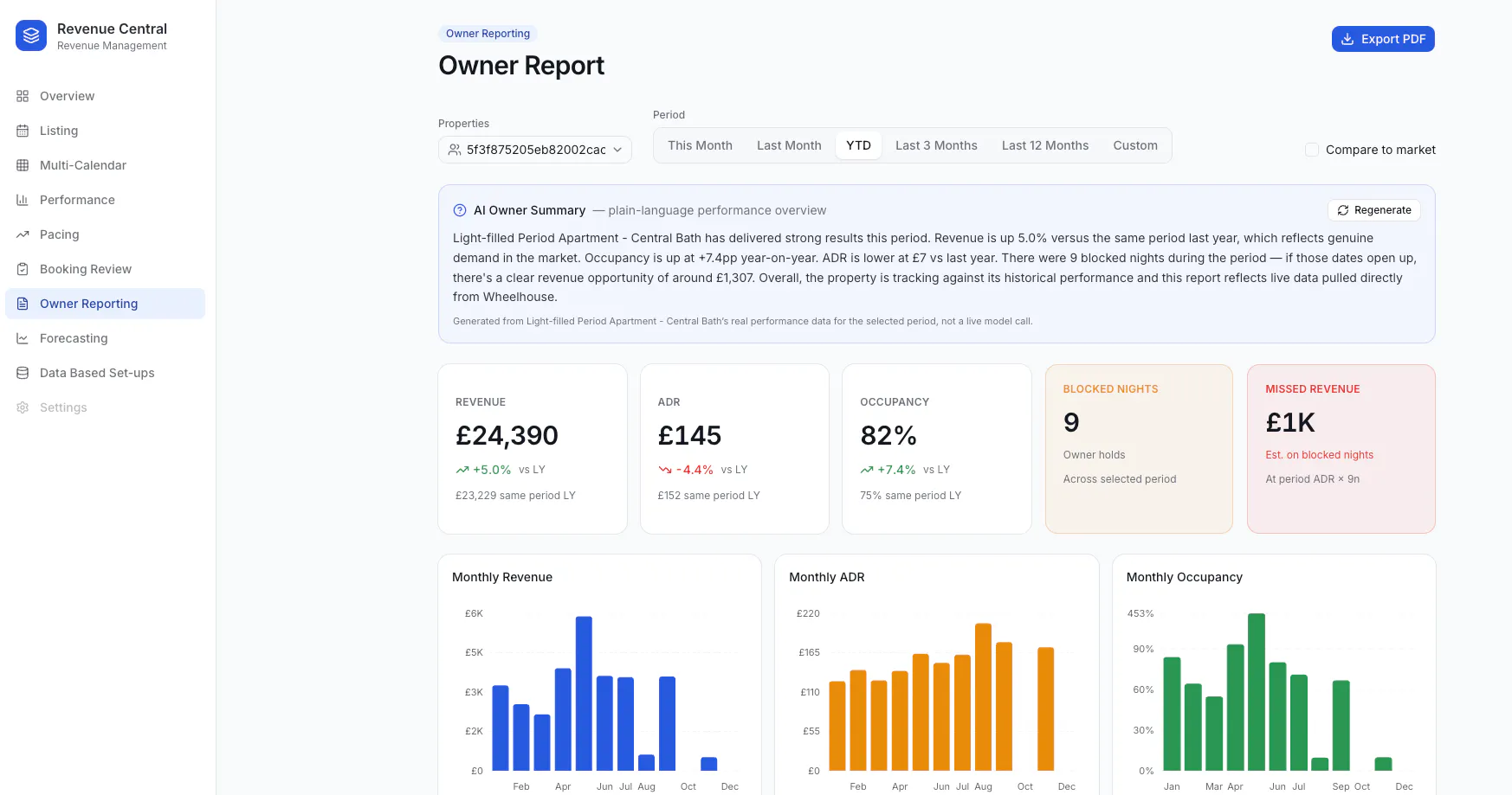 Revenue Central project screenshot