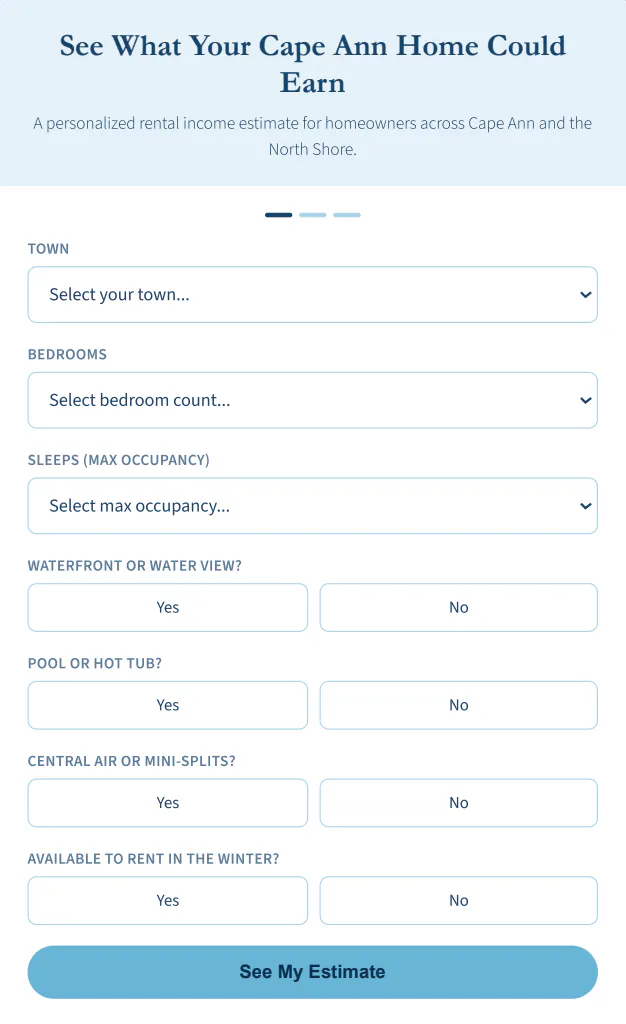Homeowner Acquisition Rental Estimator project screenshot
