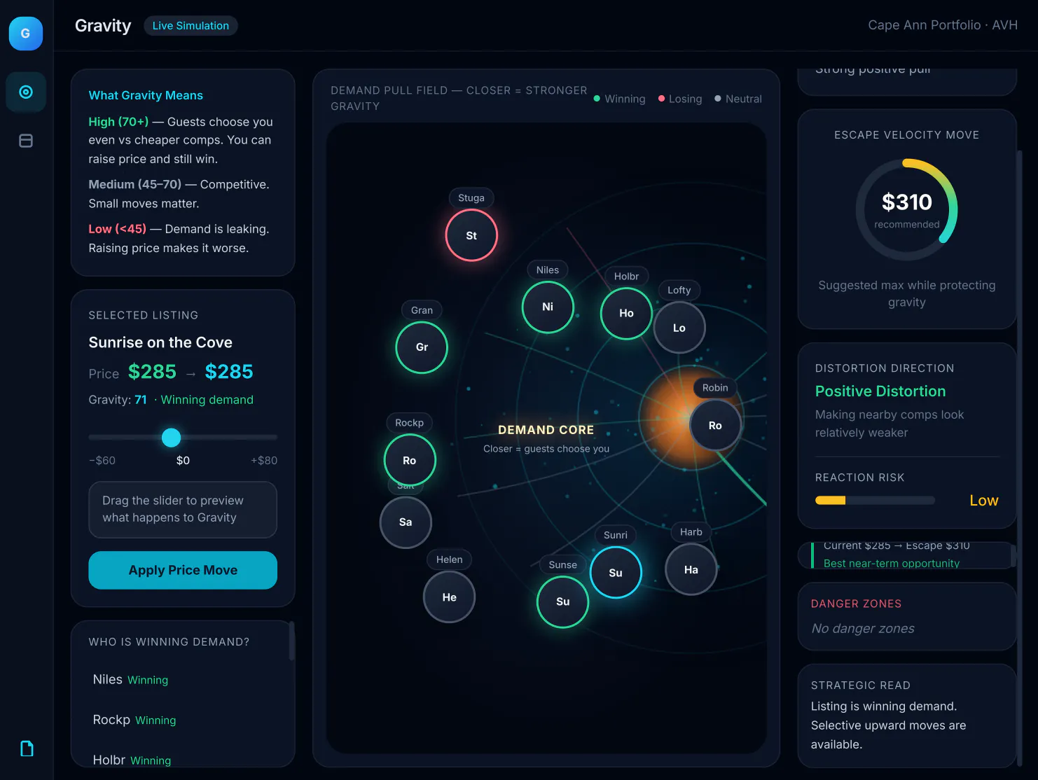 Gravity project screenshot