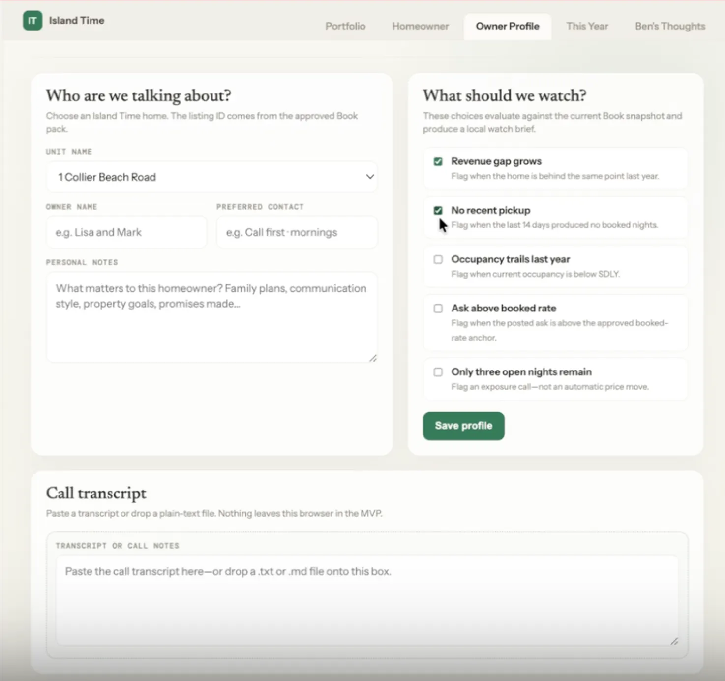 The Book project screenshot