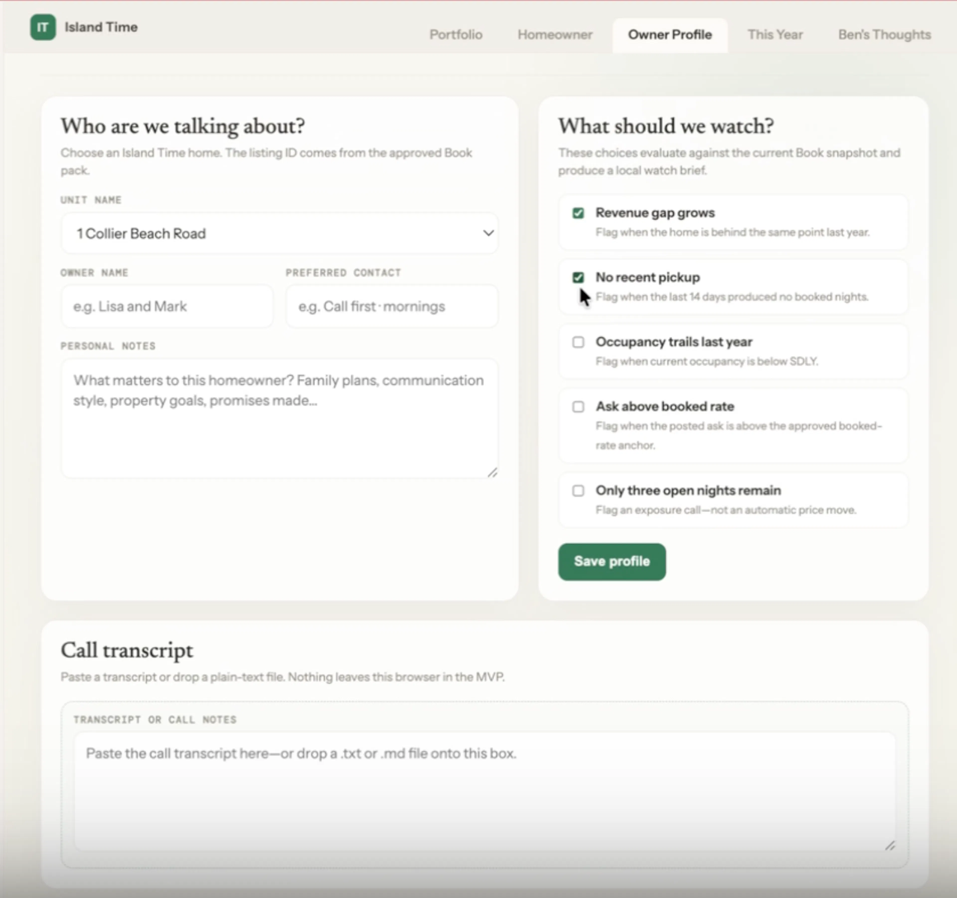 The Book project screenshot