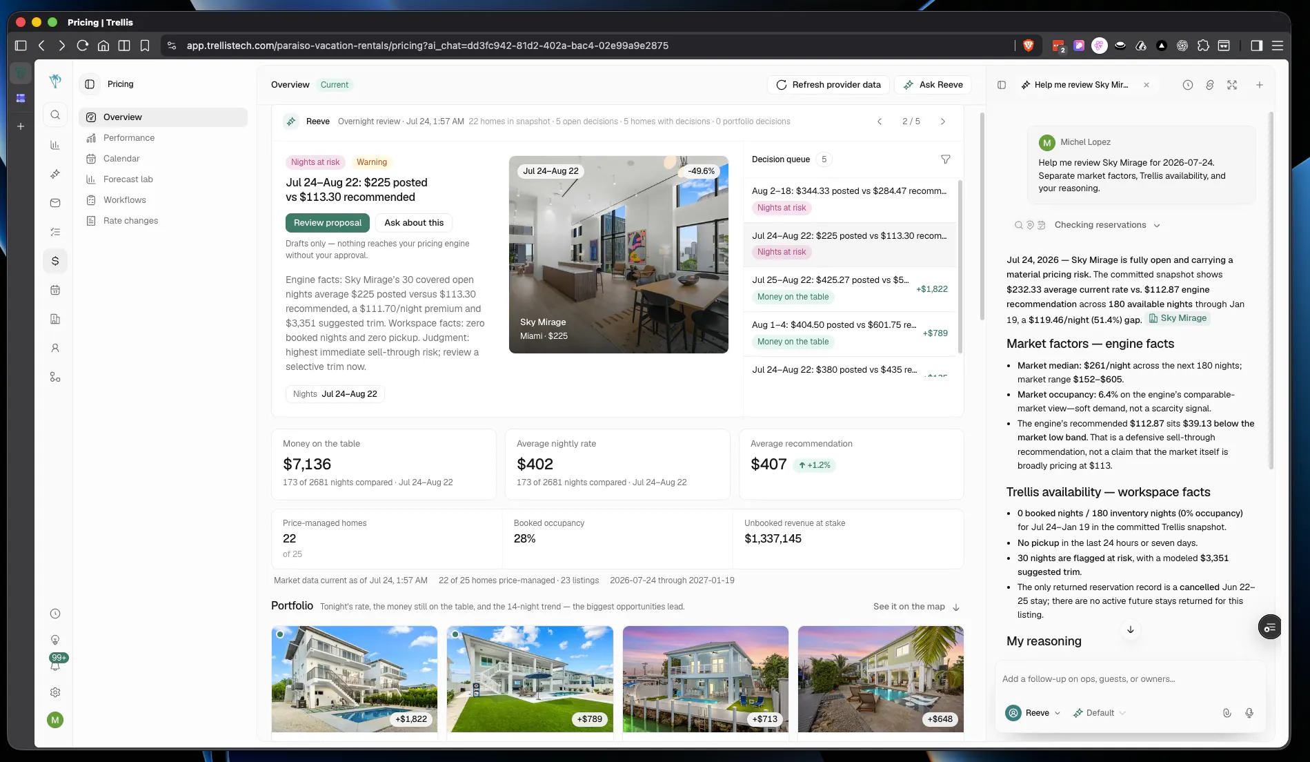 Reeve project screenshot