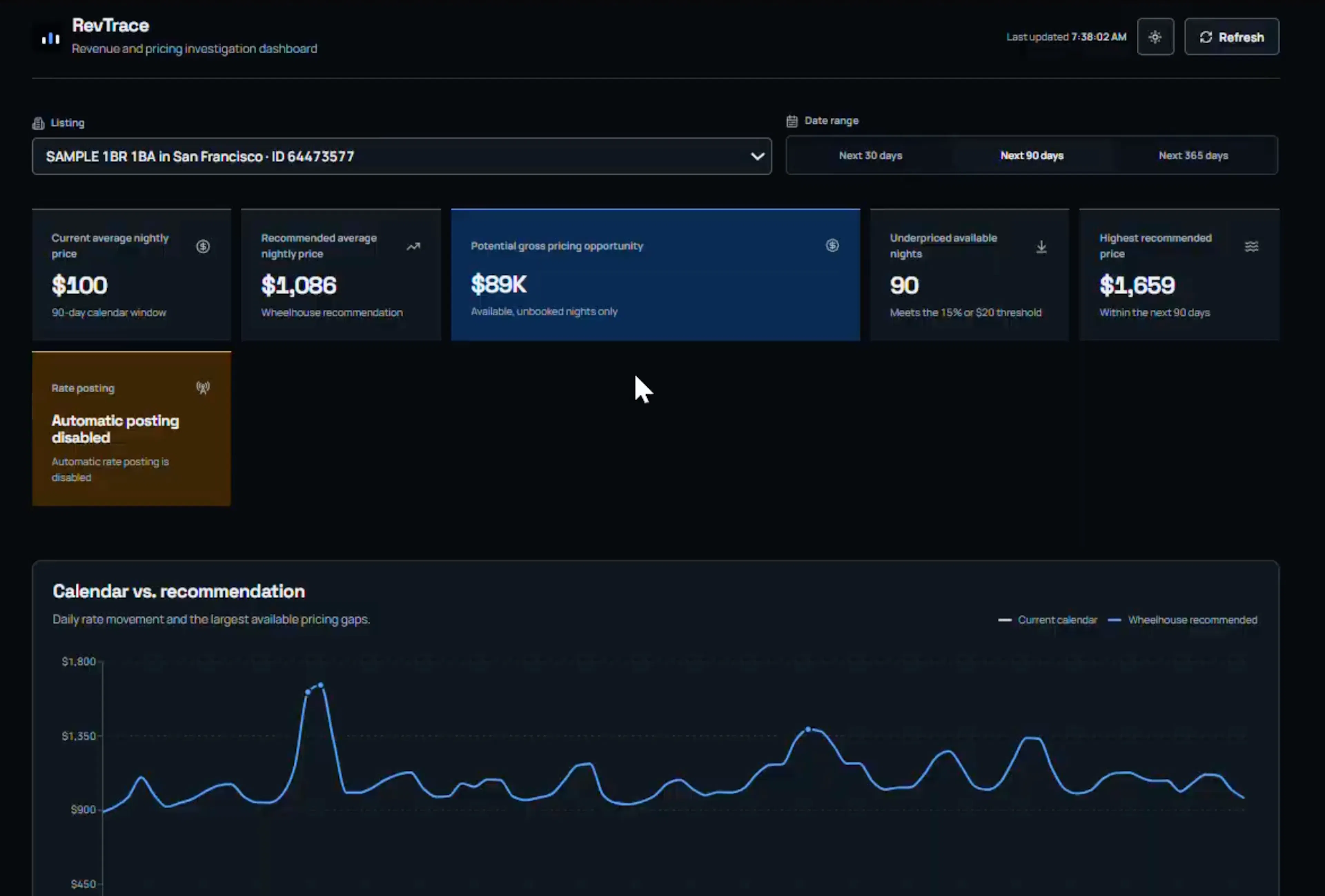 RevTrace project screenshot