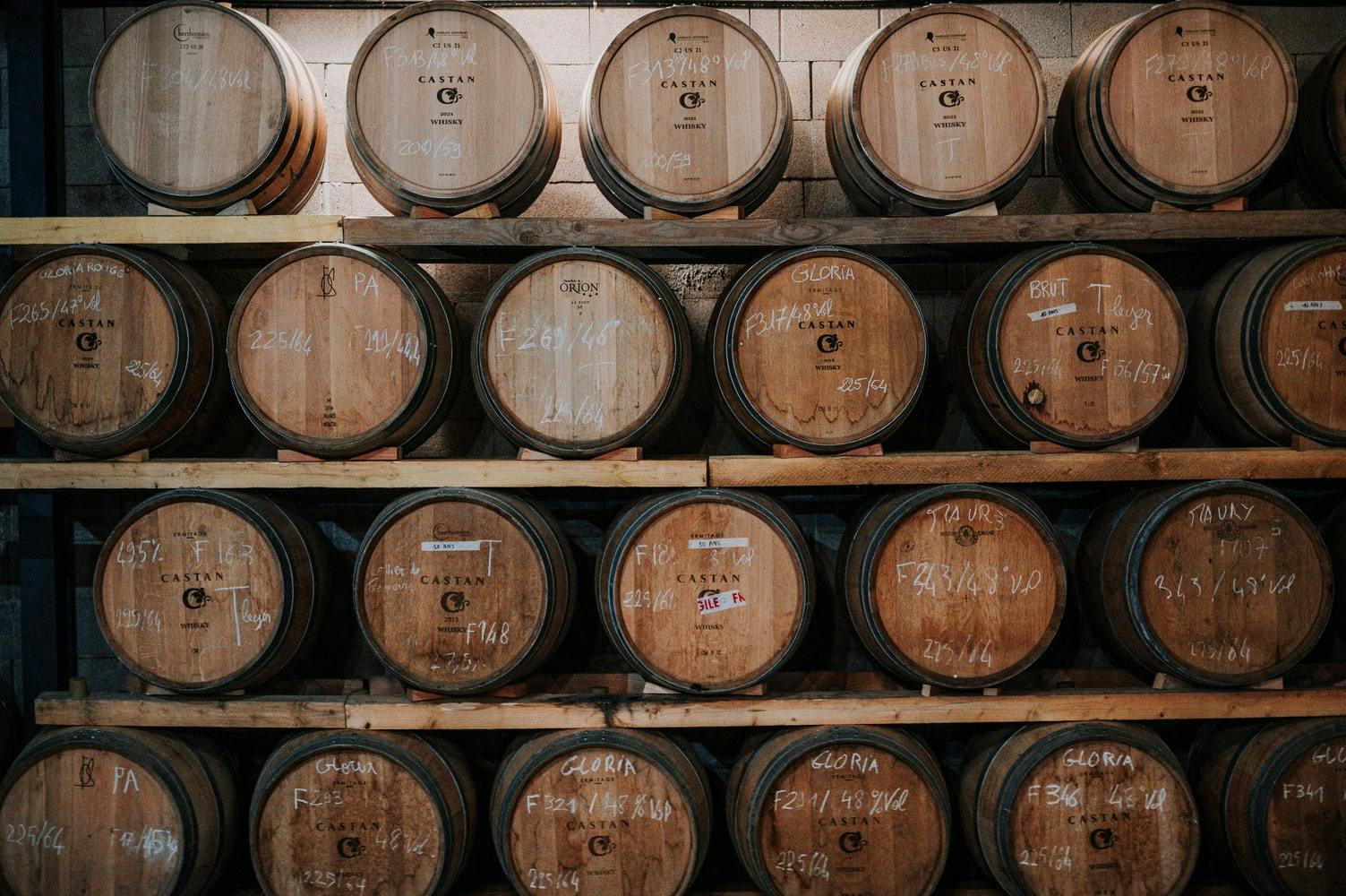 Fut a whisky de la distillerie Castan