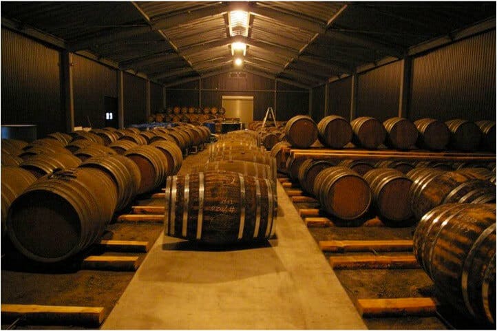 Vieillissement dans la distillerie Chichibu