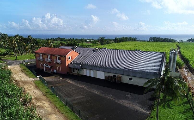 Karukera distillery buildings