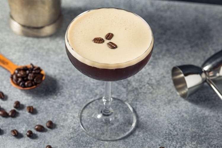 Espresso martini cocktail