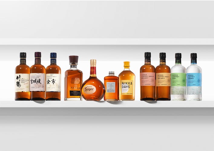 Etiquetage bouteilles gamme Nikka