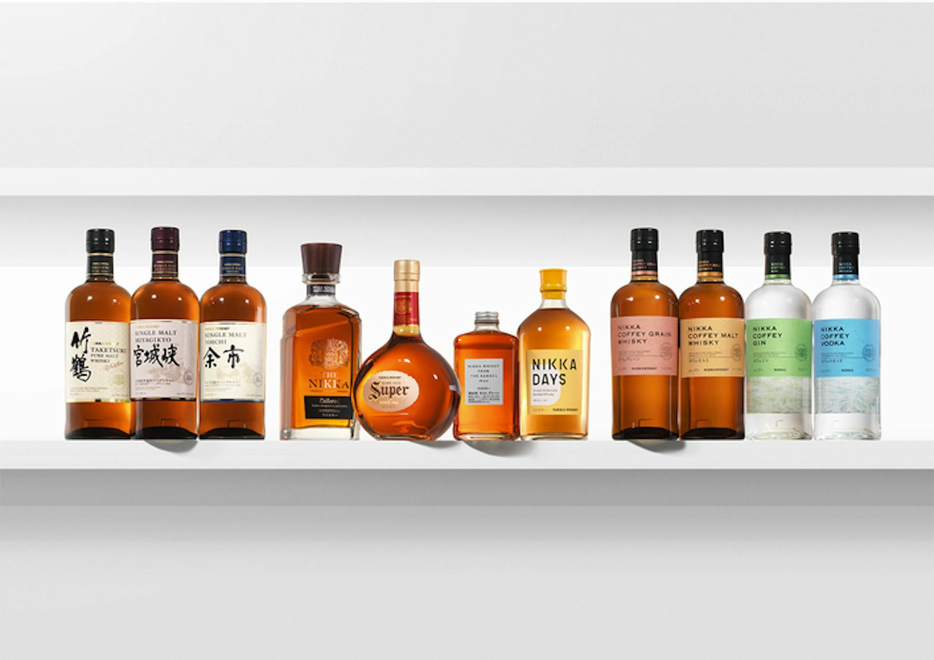 Etiquetage bouteilles gamme Nikka