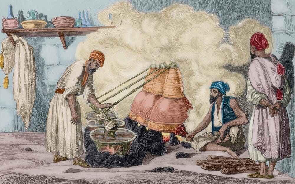 Arab distillation