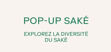 Pop-up Saké
