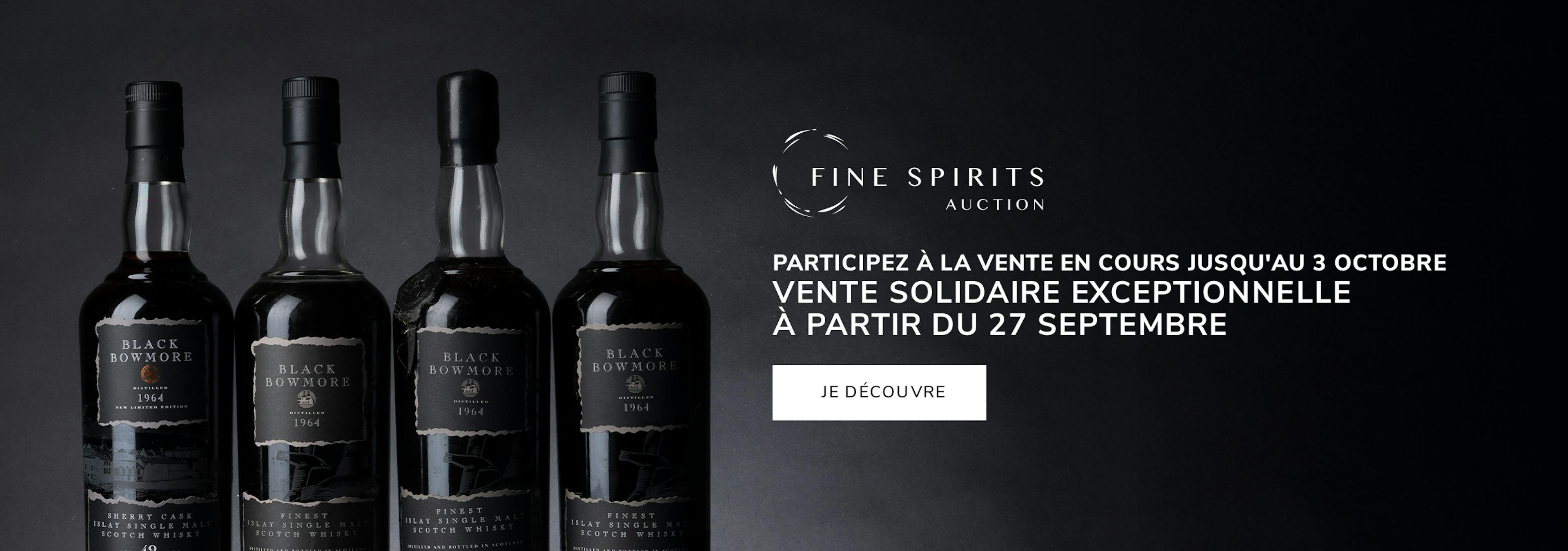 Fine Spirits Auction- enchères spiritueux