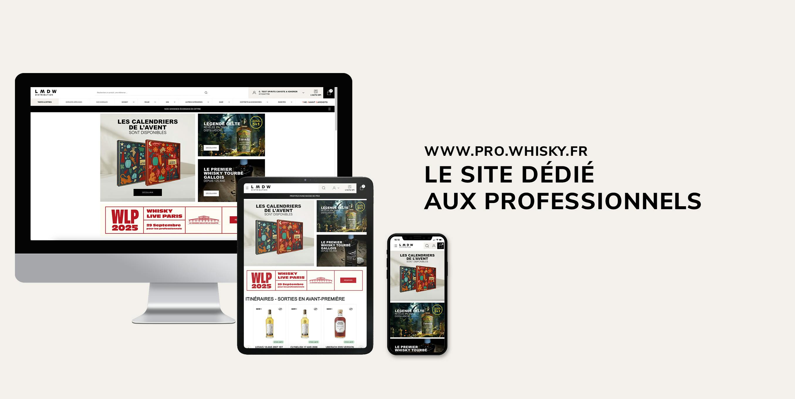 www.pro.whisky.fr - le site LMDW pensé pour vous