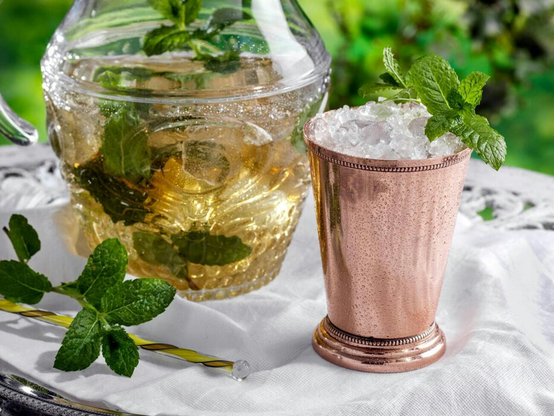 Cognac Julep Cocktail