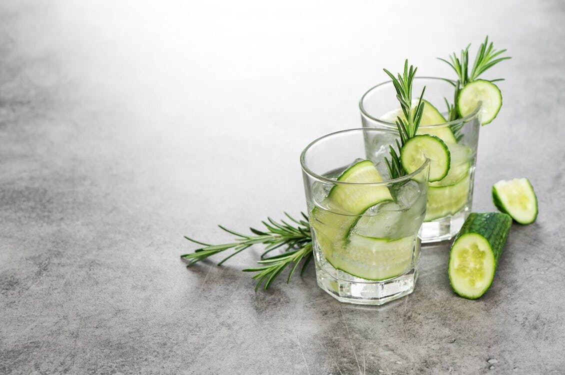 Cocktail cucumber tonic