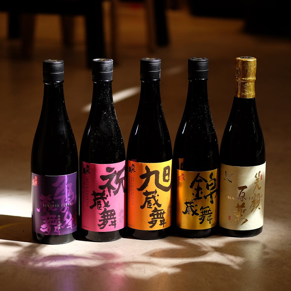 Bouteilles de saké