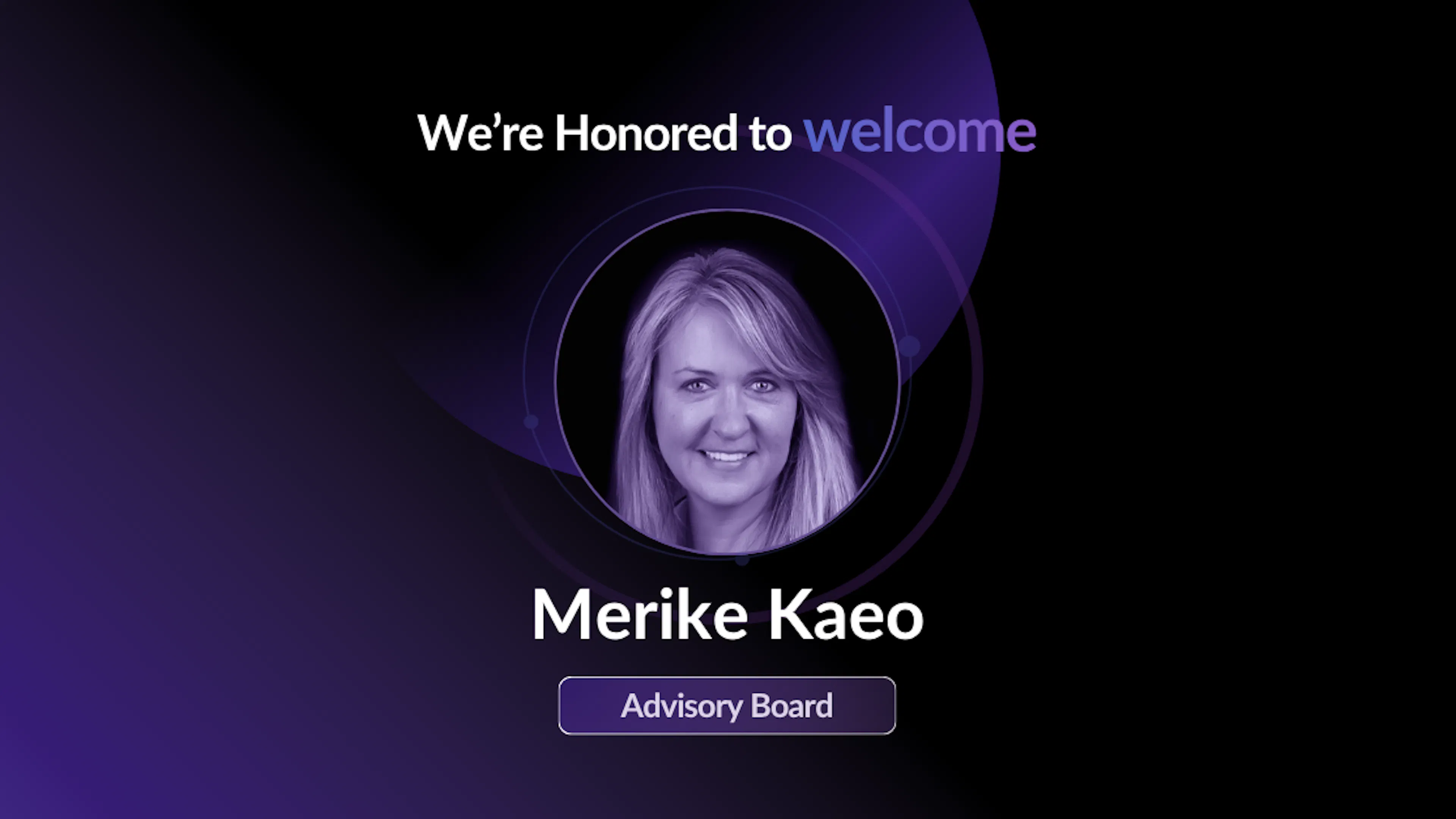 Whisper welcomes Merike Kaeo