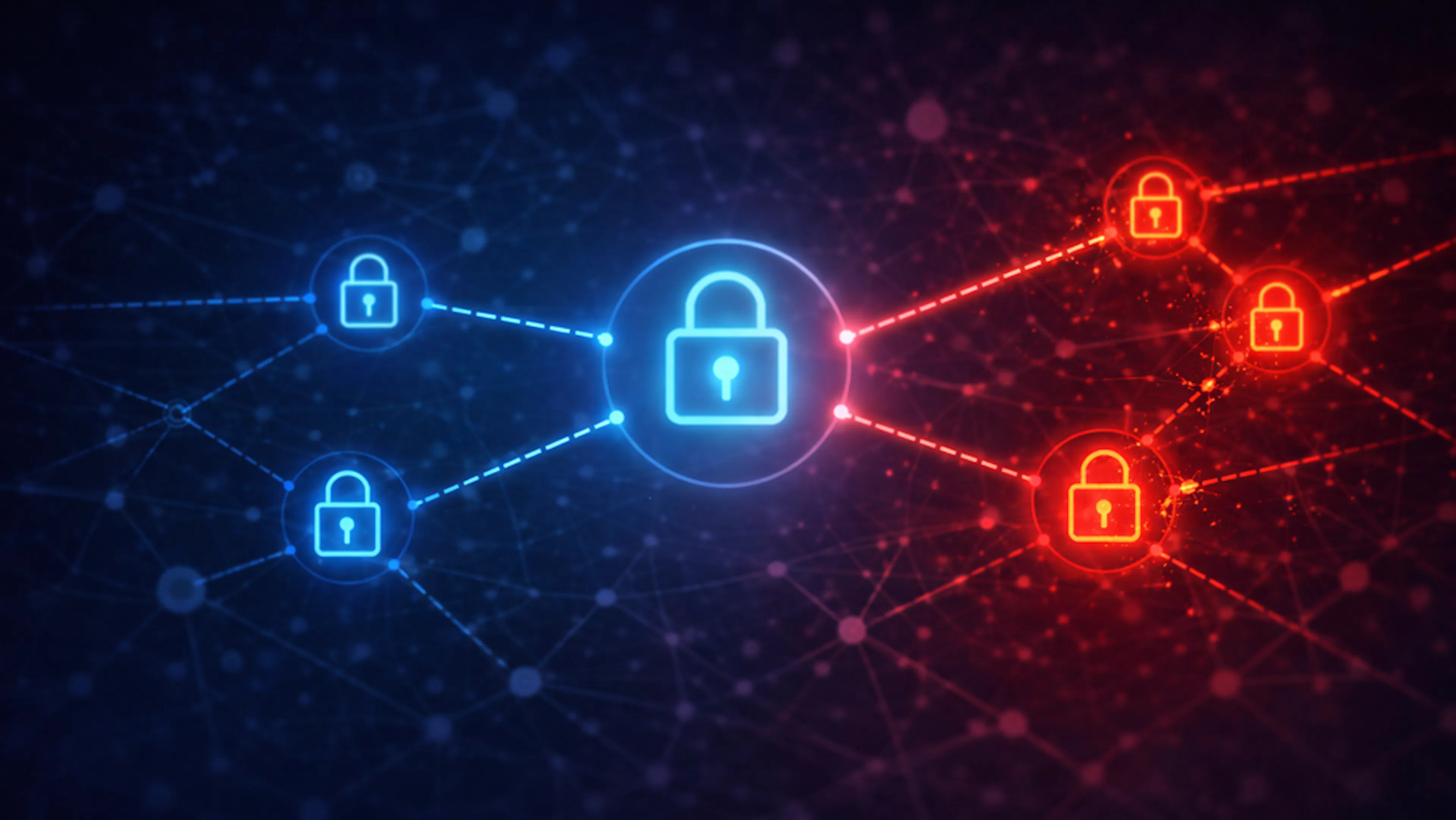 Network connection between secure systems and vulnerable vendor nodes