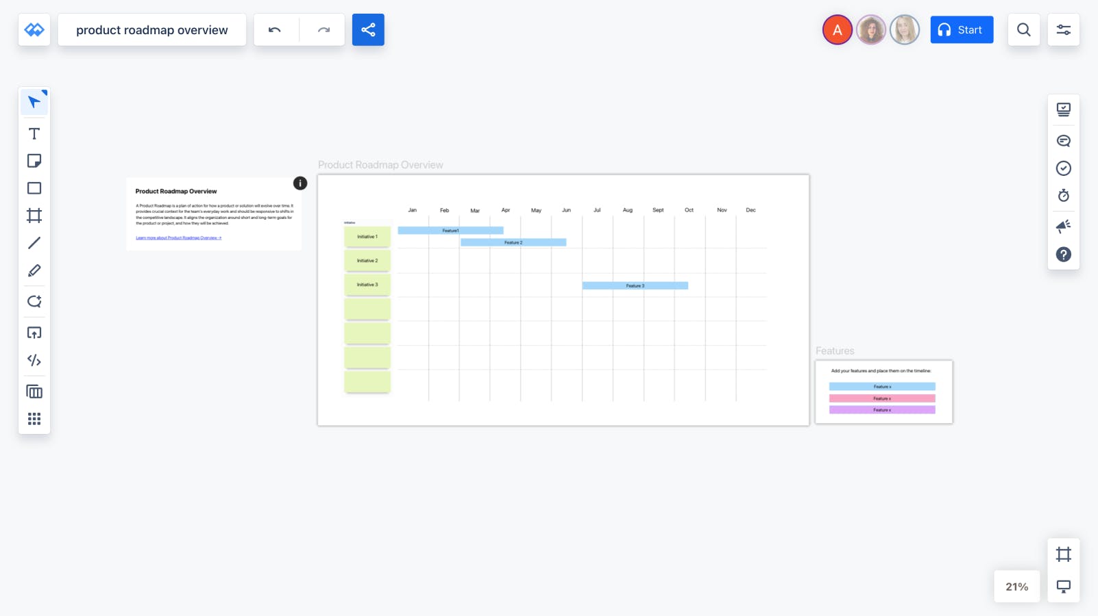 Product Roadmap Overview Template