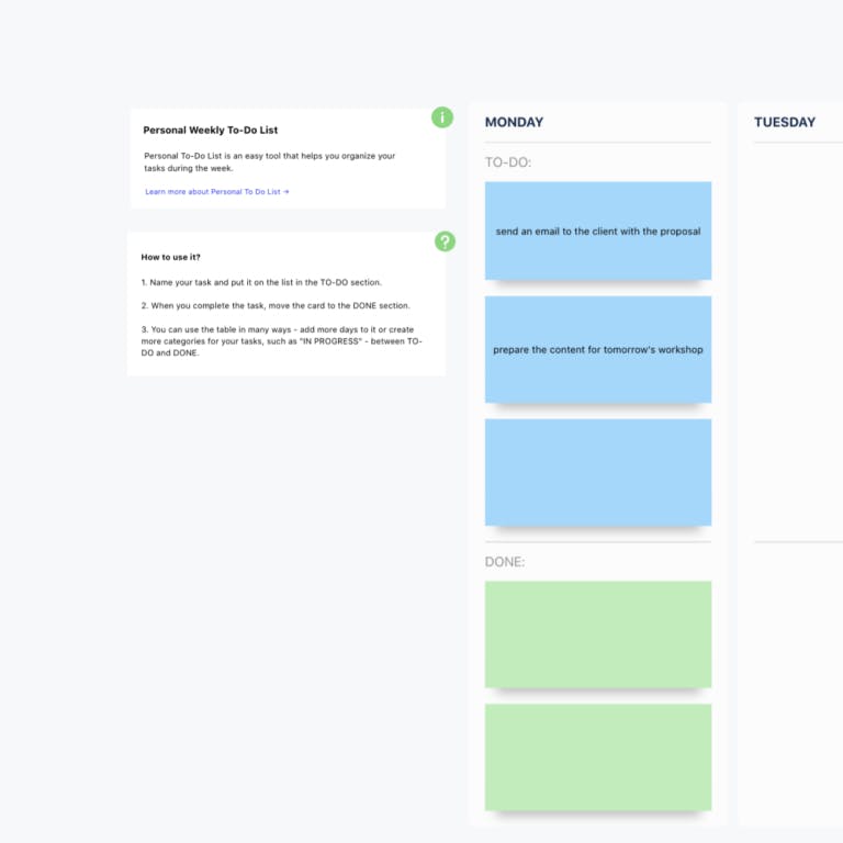 Weekly Planner Template