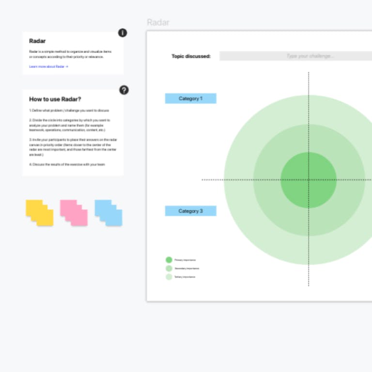Radar Chart Template