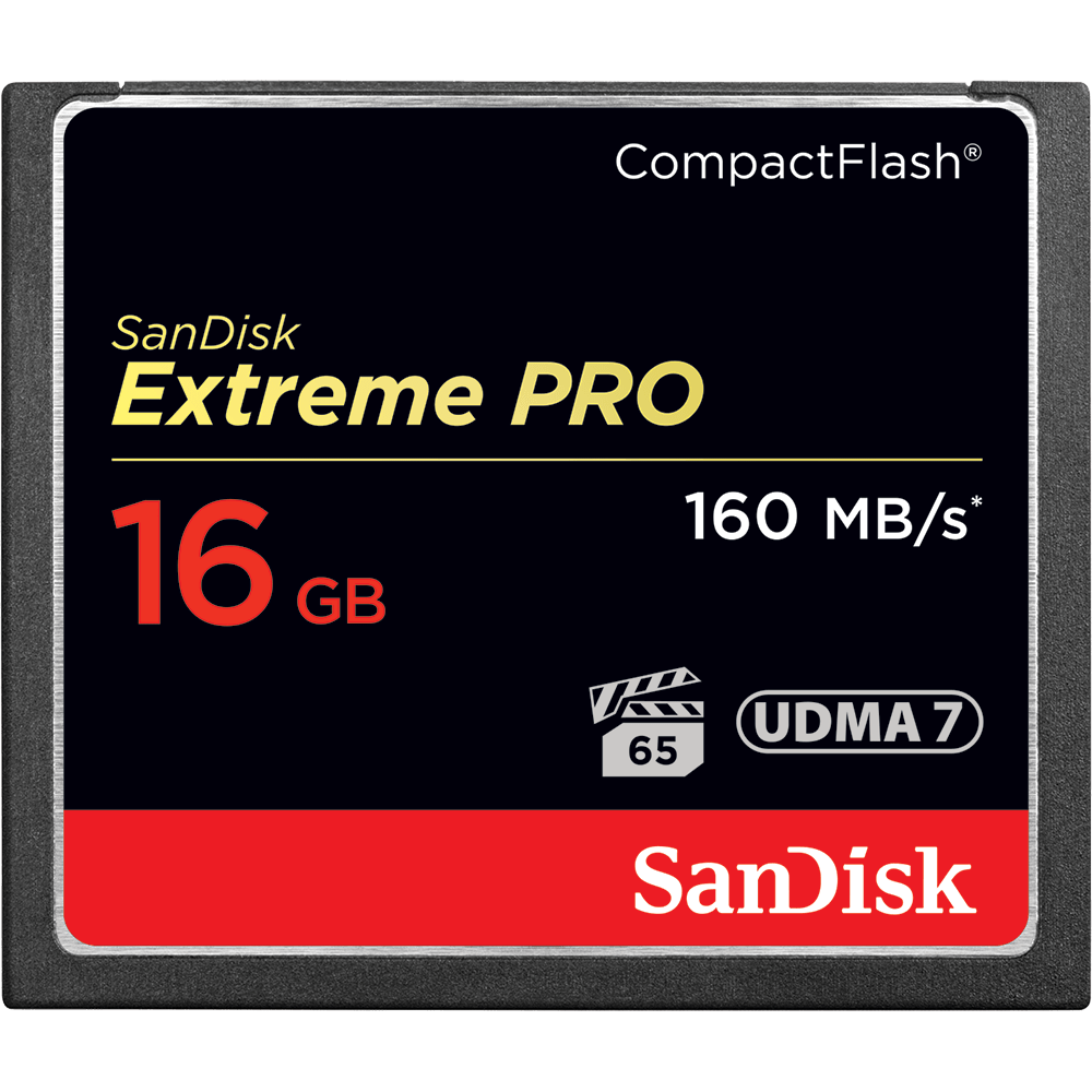 SanDisk 16GB Extreme Pro CompactFlash Memory Card