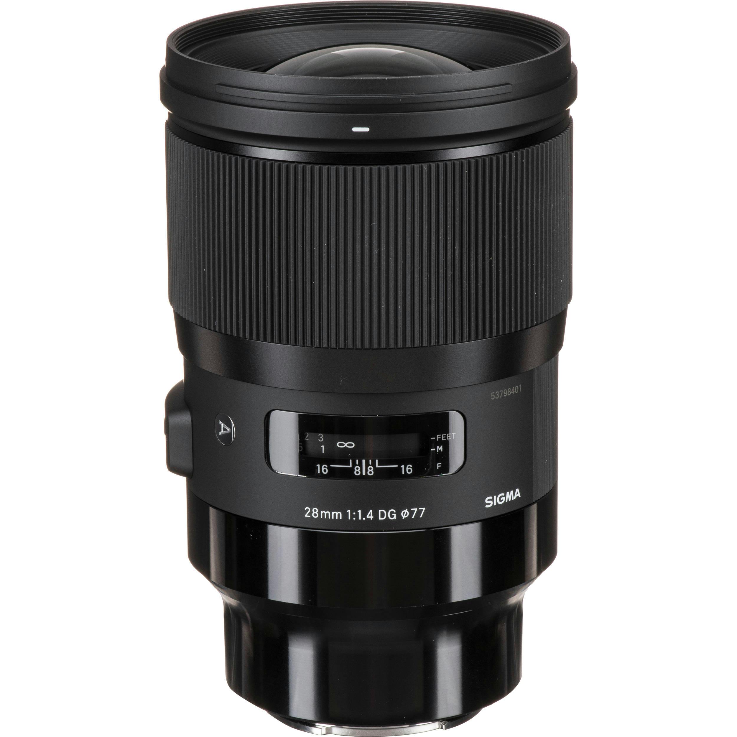 Sony Sigma Lens 28mm F1.4 DG HSM Art