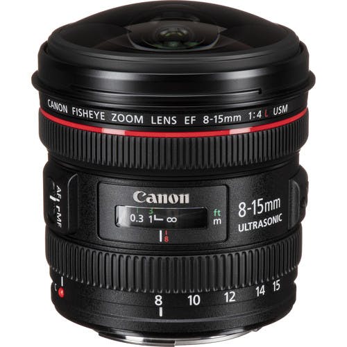 Canon EF 8-15mm F4 L Fisheye Zoom Lens