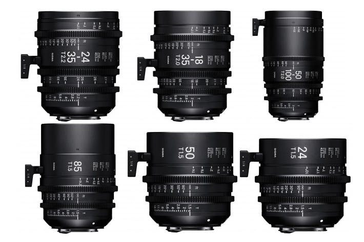 Sigma Cine FF High-Speed Prime 6 Lens Kit